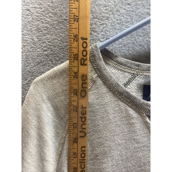 AMERICAN EAGLE Men Sz M Gray Pullover Sweater Crew Neck Long Sleeve SHIRT - Picture 4 of 5